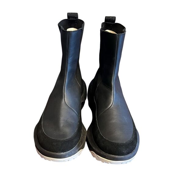 The North Face Halseigh black knit Waterproof elevated Chelsea Snow Boots 9.5 - Picture 4 of 7